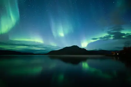 Kilpisjärvi Finland Lapland Northern Lights Norway