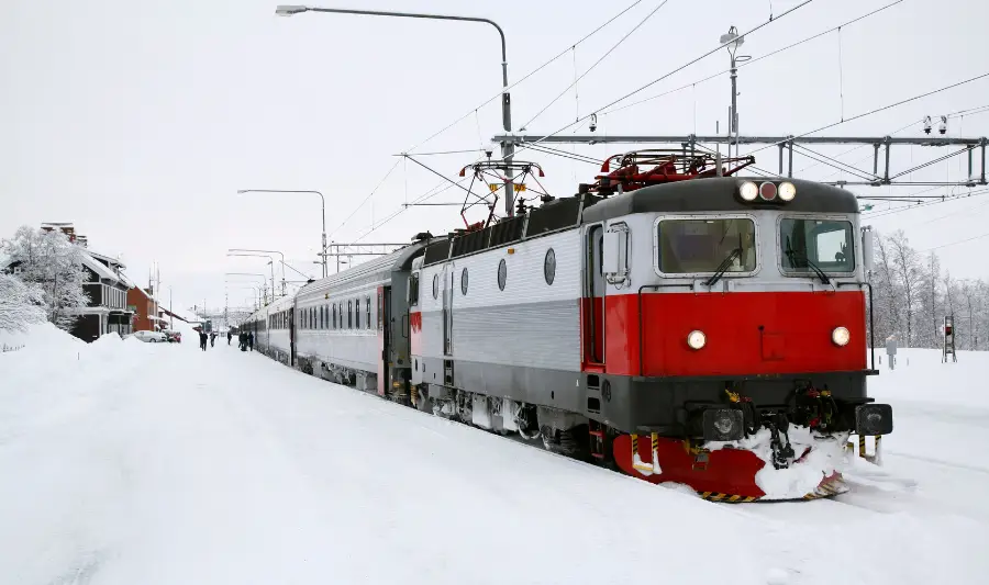 Arctic Circle Train Abisko Kiruna Sweden