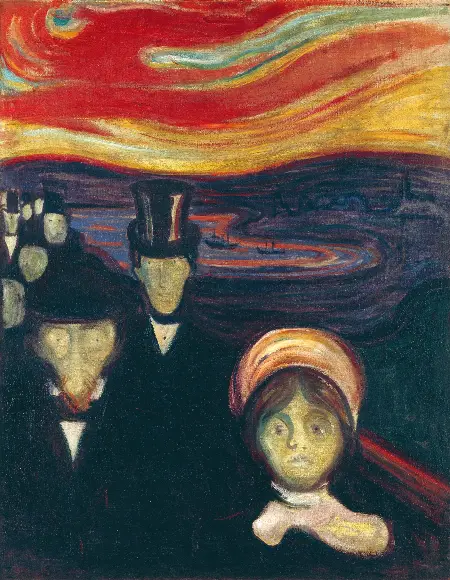 Edvard Munch Anxiety Oslo Munch Museum