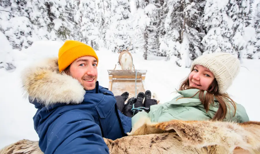Reindeer Sleigh in Tromsø Things to Do Reindeer Sledding Norway