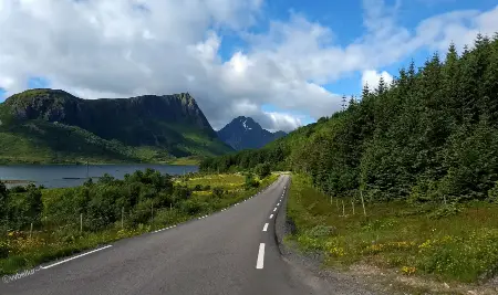 Vestvågøy Lofoten Islands Scenic Route E10 Norway