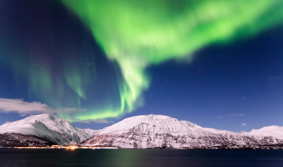 Skjervoy Whale Watching Tour from Tromso under the Northern Lights and Overnight Stay in a Traditional Lavvu Tent in Lyngen Alps