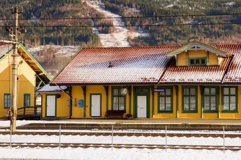 Krøderbanen Tickets Vikersund Railway Station
