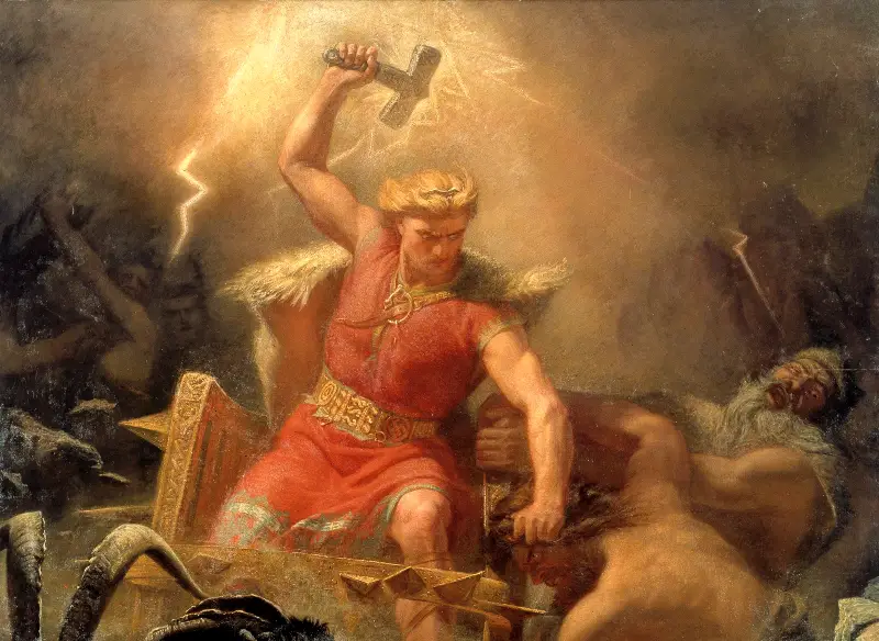 Thor Norse God Vikings Norse Mythology