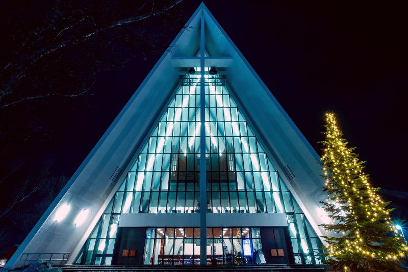 Christmas in Tromso Arctic Cathedral